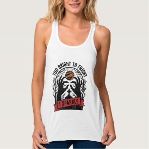 Funkelnde Gruselhände Vintage-Halloween-Grafik_1 Tank Top