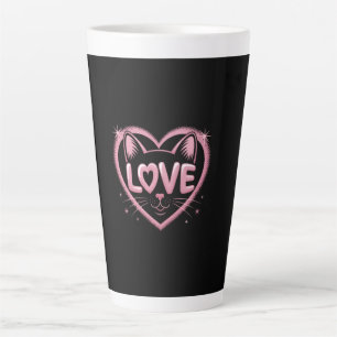 Funkelnde Katzenliebe Milchtasse