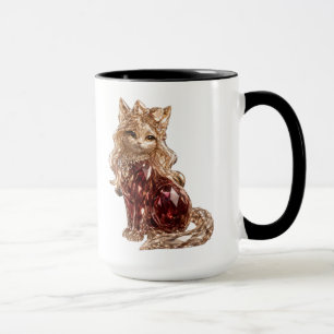 Funkelnde Kristall Süße Katze Luxus  Tasse