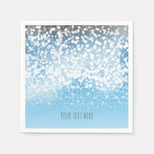 Funkelnde Lichter Romantisches Winter Wonderland M Serviette