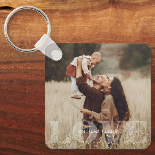 Funkelnde Liebe Personalisiertes Foto Schlüsselanhänger