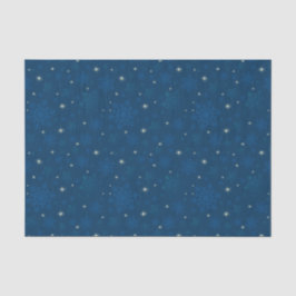 Funkelnde Schneeflocken u. Starlight Seidenpapier