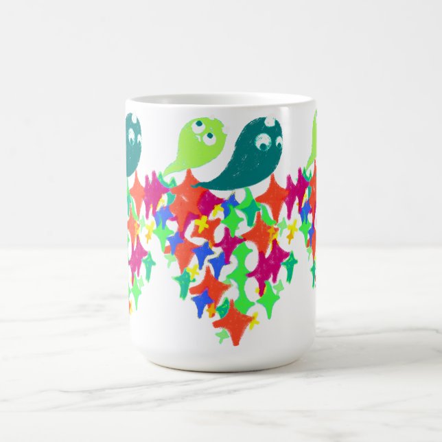 Funkelnde Yeti-Monster Kaffeetasse (Mittel)