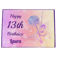 Funkelnder 13. Geburtstag der rosa Blumen-Fee