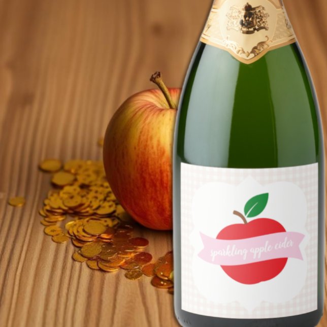 Funkelnder Apfelwein Mädchen Geburtstag (Von Creator hochgeladen)