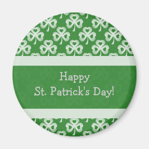 Funkelnder Kleeblatt-Magnet Magnet