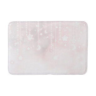 Funkelnder kleiner Stern Rose Gold Himmelsglanz St Badematte