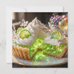 Funkelnder Kristall Key Lime Pie Leer