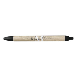 Funkelnder Sand Monogramm Personalautogramm Stift