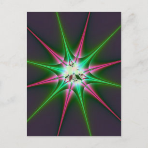 Funkelnder Stern Postkarte