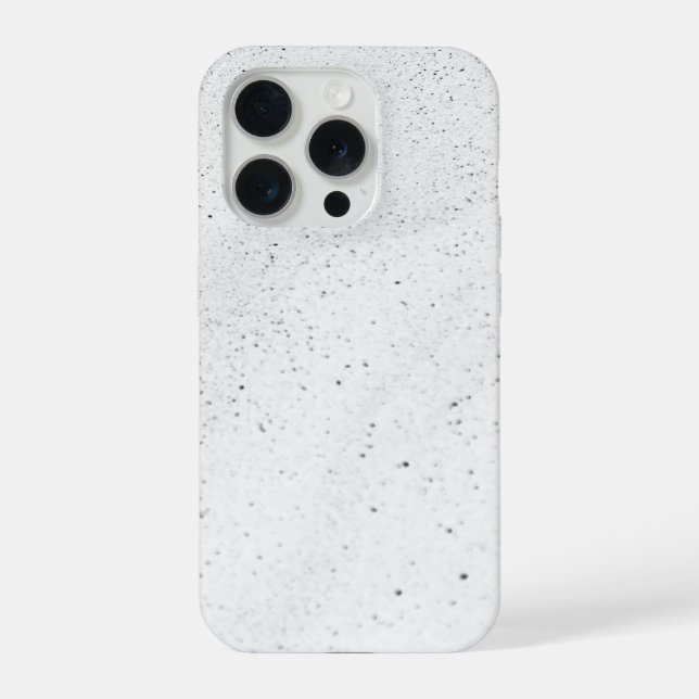 Funkelnder weißer Sand iPhone Hülle (Rückseite)