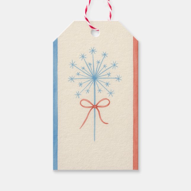 Funkelndes Geschenk-Tags  Geschenkanhänger (Vorderseite)