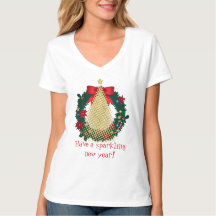 Funkelndes Neujahrs-Feier-T-Shirt