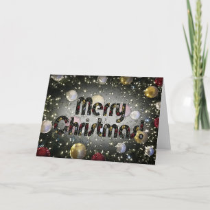 Funkelndes Weihnachten Karte