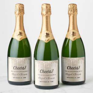 Funkelndes Wein Glitter-Tropf Trend Glamour