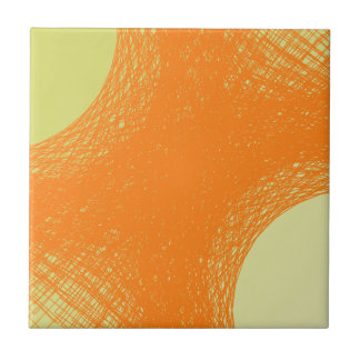 Funkelorange Fliese