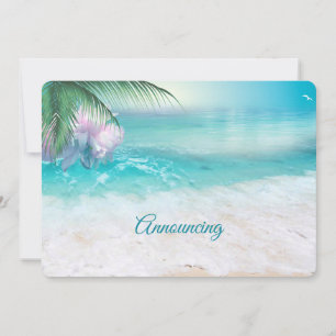 FUNKELOSES OZEANWASSER Hochzeitsankündigung Save The Date