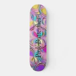 Funkelrosa Schmetterlinge Skateboard