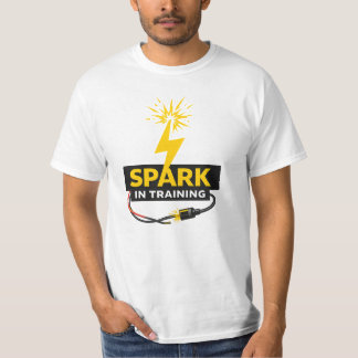 Funken im Auszubildenden Elektriker-Shirt T-Shirt