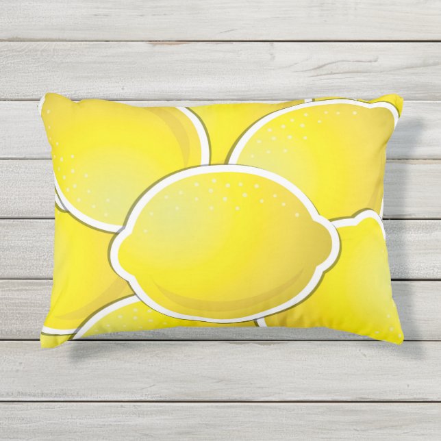 Funklemon Kissen Für Draußen (Vorderseite)