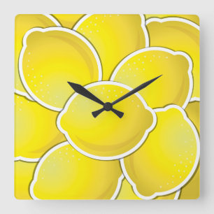 Funklemon Quadratische Wanduhr