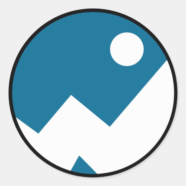 Funklord-Logo - Blue Sticker (Vorderseite)