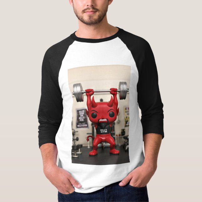 Funko Pop! Hell’s Gym Devil – Pumping Iron Edition T-Shirt (Vorderseite)
