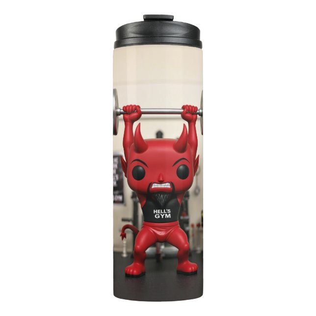 Funko Pop! Hell’s Gym Devil – Pumping Iron Edition Thermosbecher (Vorderseite)