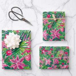 Funksche Weihnachtsbepflanzung Geschenkpapier Set