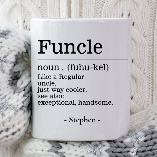 Funktionale Definition Onkel Geschenke aus Nichte  Tasse (Von Creator hochgeladen)
