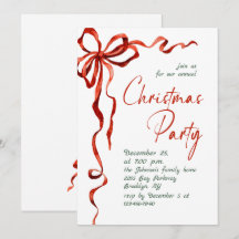 Funktionale Weihnachts-Schleife Rot Feierparty