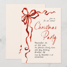 Funktionale Weihnachts-Schleife Rot Feierparty