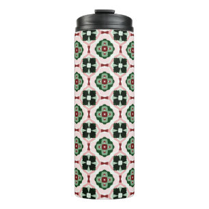 Funktionales Boho-Retro-cutes abstraktes Weihnacht Thermosbecher