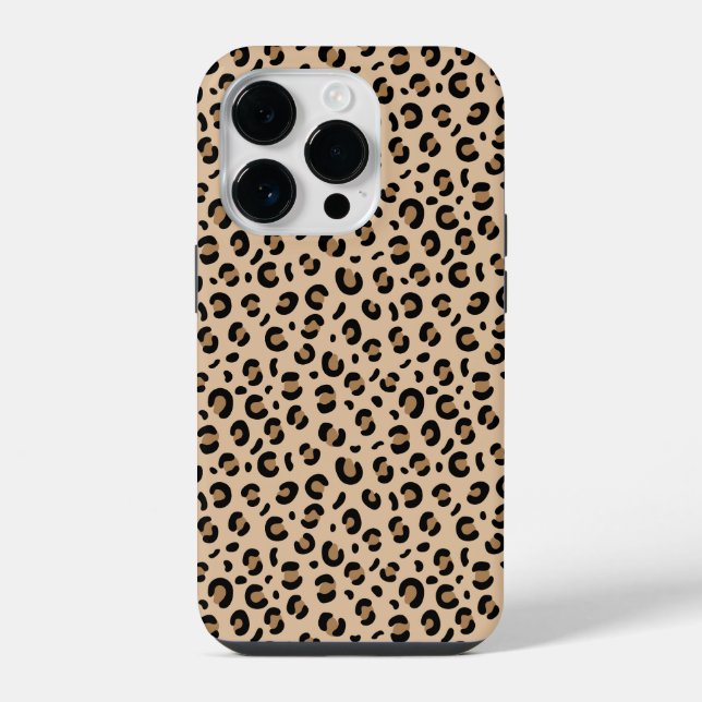 funktionales Gepard-Leoparden-Muster iPhone Hülle (Rückseite)