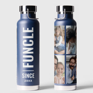 funktionell Fun Onkel Custom Year 4 Foto Collage Trinkflasche