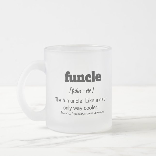 Funktionell, Fun Onkel verglasete Tasse ist der be (Links)