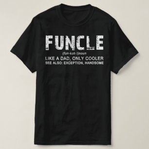 Funktionell Funny Oncle Pater Vater Best T-Shirt