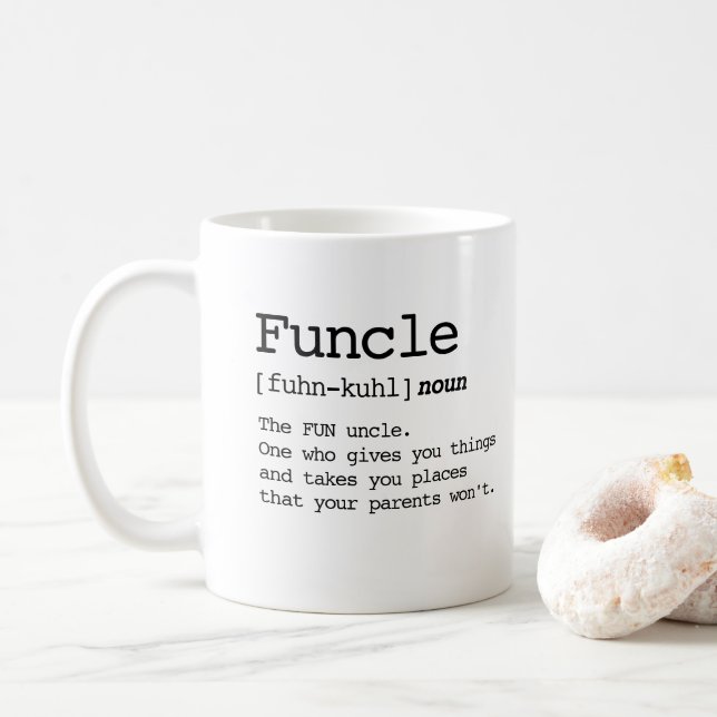 "Funktionell" Kaffeetasse (Mit Donut)