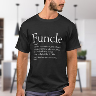 Funktionelles Onkel Funny Definition Zitat T-Shirt
