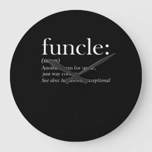 Funktionieren Sie einen anderen Begriff für Onkel Große Wanduhr