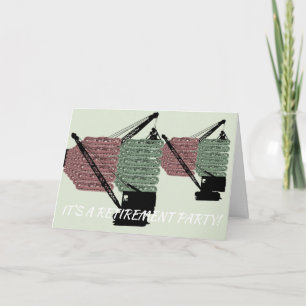 Funktionierende Ingenieur-Ruhestands-Party Einladung