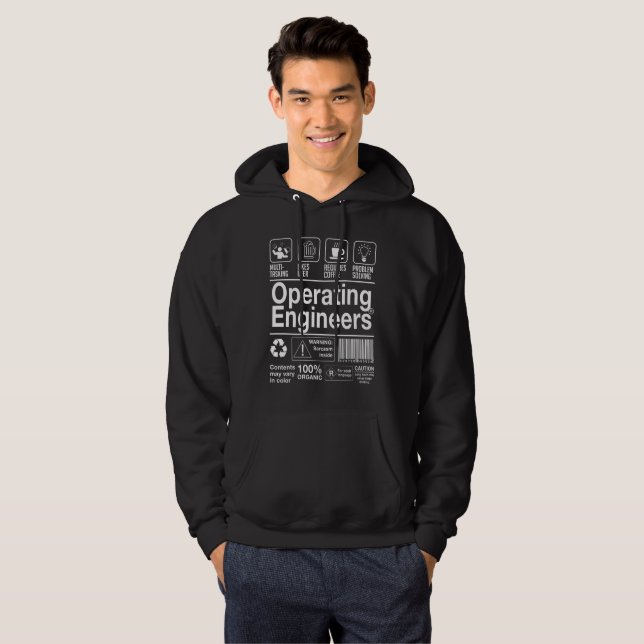 Funktionierende Ingenieure Hoodie (Vorne ganz)