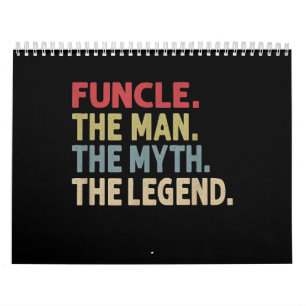 Funktioniert der Mann der Mythos der Legende Funny Kalender