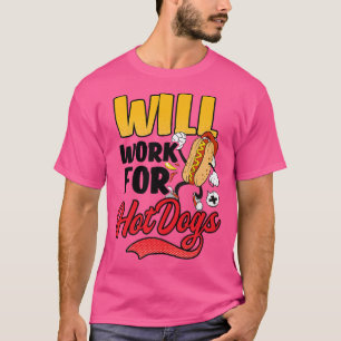 funktioniert für Hot Dogs Design Hot Dog Lover Pre T-Shirt