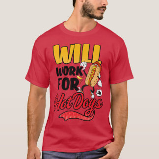 funktioniert für Hot Dogs Design Hot Dog Lover T-Shirt