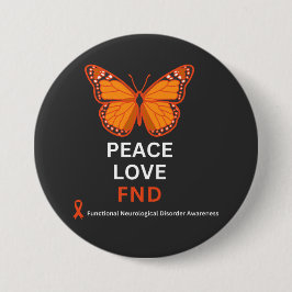 Funktionsstörung Bewusstsein für Frieden Button