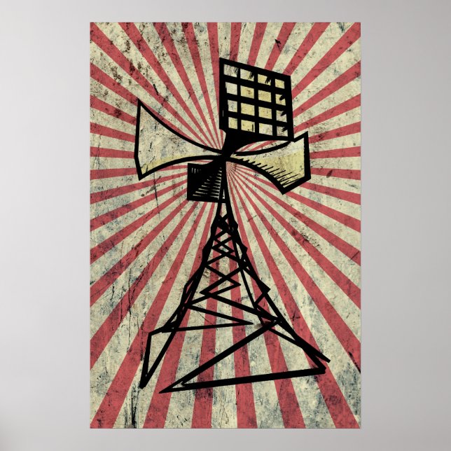 Funkturm Sirena Poster (Vorne)