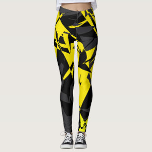 Funky Abstracte Kunst Geometrie Leggings