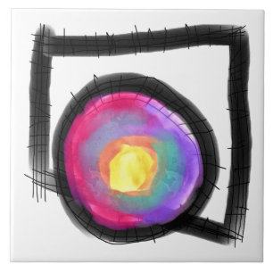 Funky Abstrakt Art Fliese