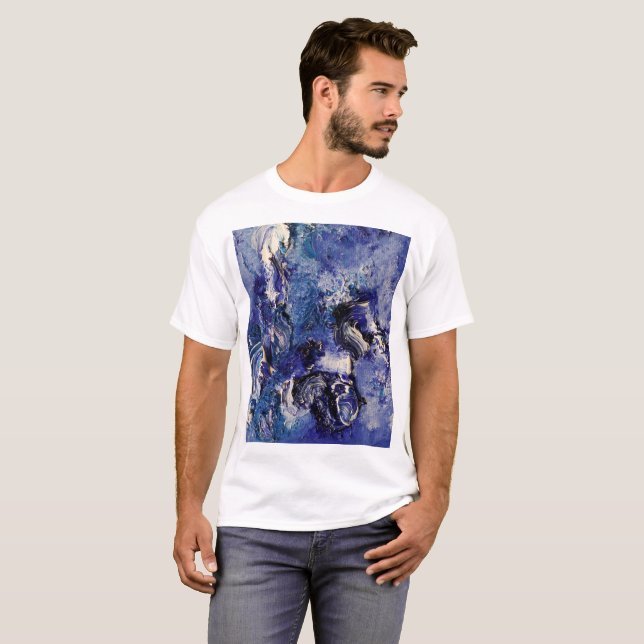 Funky Abstrakt Art T Shirt (Vorne ganz)